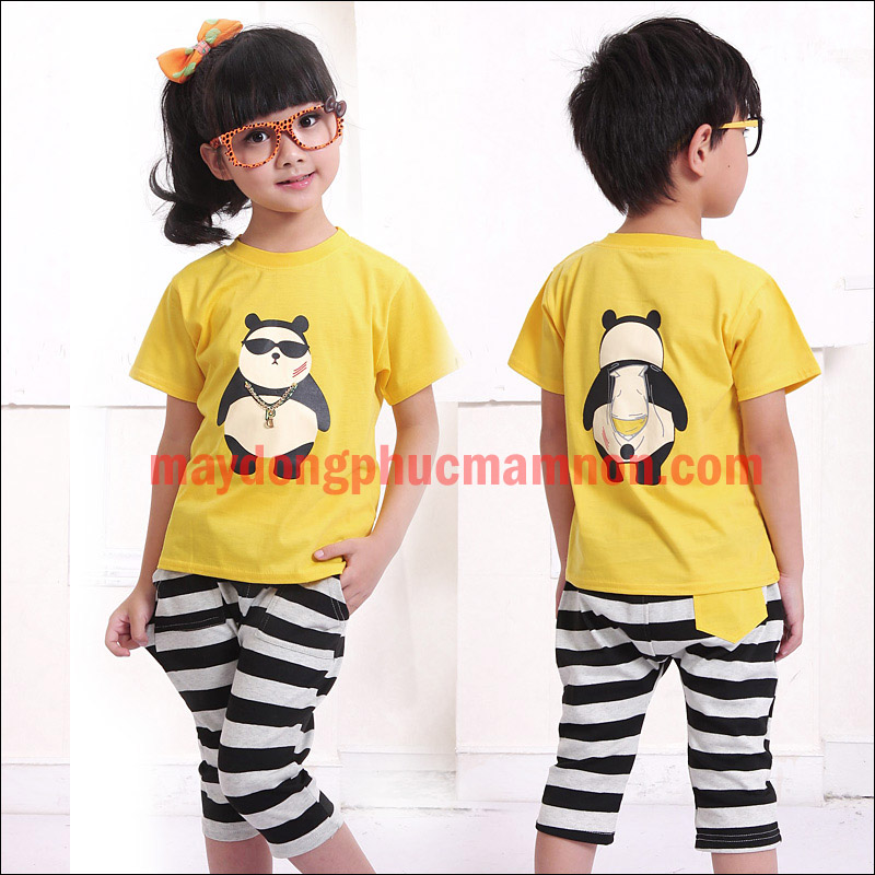 May dong phuc mam non ao phong | may đồng phục mầm non áo phông